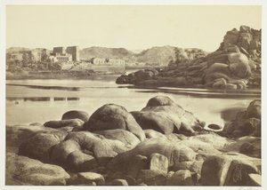 Tilnærmingen til Philae av Francis Frith