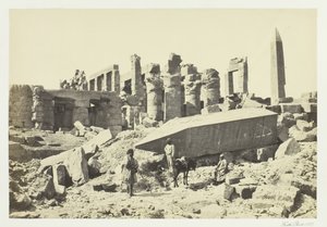 The Broken Obelisk, Karnac, 1857. av Francis Frith