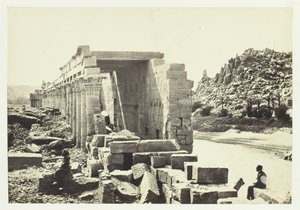 The Colonnade, Island of Philæ, 1857. av Francis Frith