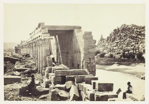Kolonnaden, Philæøya av Francis Frith
