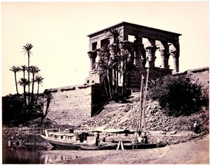 Det hypetrale tempelet, Philae av Francis Frith