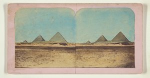 Drei Pyramiden av Francis Frith