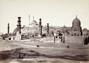 Graver på den sørlige kirkegården, Kairo av Francis Frith