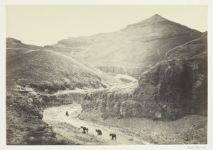 Valley of the Tomb of the Kings, Theben av Francis Frith
