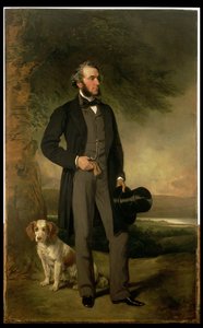 Portrett av John Hick Esq, JP, ca. 1861 (par 93967)