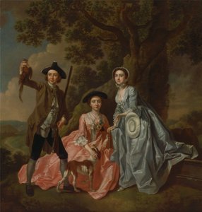 George Rogers og hans kone, Margaret, og hans søster, Margaret Rogers