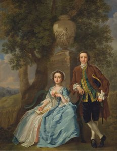 George og Margaret Rogers av Francis Hayman