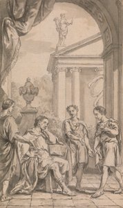 Budbringere før en keiser av Francis Hayman