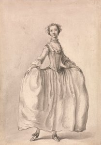 Stående figur av en dame av Francis Hayman