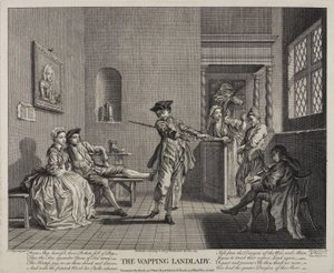 The Wapping Landlady, 1743 av Francis Hayman
