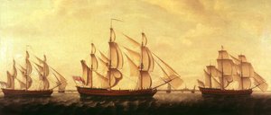 Tre Hudson Bay-skip i Themsen