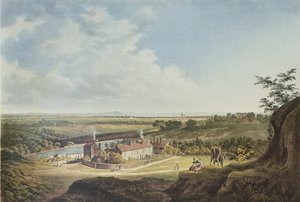 En utsikt over Hampstead Heath ser mot London, 1804 av Francis James Sarjent