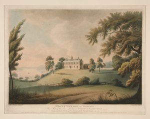 Mount Vernon i Virginia / Setet til avdøde generalløytnant George Washington av Francis Jukes