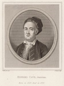 Edward Cave, skriver, født 1891, død 1754 av Francis Kyte