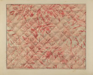Spedbarns quiltdetalj, ca. 1937.