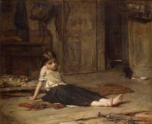 Ansikter i ilden, 1867 av Francis Montague Holl