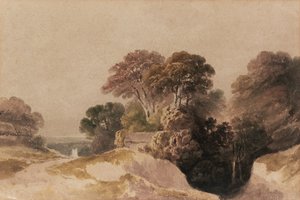 Pastoral scene av Francis Nicholson