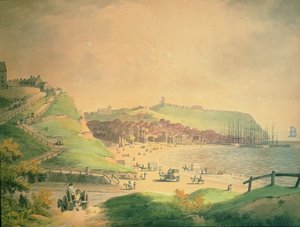 South Bay Scarborough, 1790 av Francis Nicholson