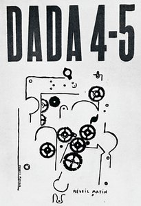 Forsiden av magasinet Dada 4-5, designet av Francis Picabia (1879-1953), Zürich av Francis Picabia
