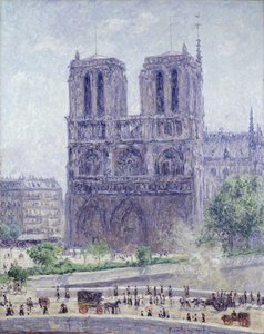 Notre Dame i morgensolen av Francis Picabia