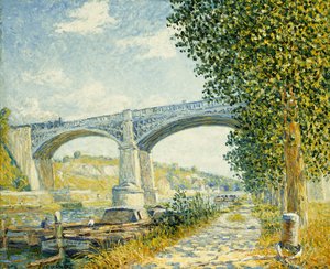 Jernbanebroen; Jernbanebroen i Moret av Francis Picabia