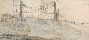 Østsiden av sheriff Hutton Castle