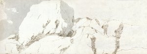 En del av Pembrokeshire, ca. 1678 (akvarell og brunt blekk på papir) av Francis Place