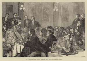 En australsk kjøttmiddag på Newcastle-on-Tyne av Francis S. Walker