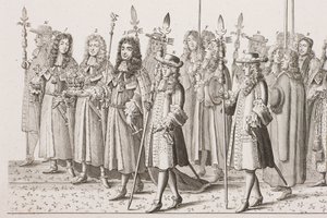 James II kroningsprosesjon av Francis Sandford