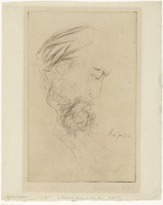 Portrett av Charles Cole Griff av Francis Seymour Haden (Sir) (signed by artist)