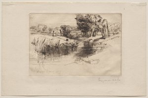 En bakevje av Francis Seymour Haden