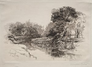 En elv i Irland av Francis Seymour Haden