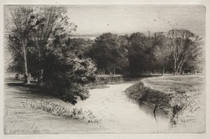 En solnedgang i Irland, 1863. av Francis Seymour Haden