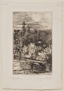 Barbelfiske av Francis Seymour Haden
