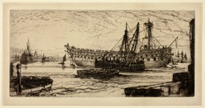 Breaking Up of the Agamemnon, nr. 1 av Francis Seymour Haden