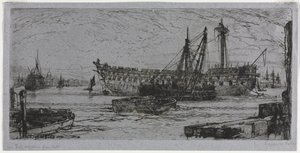 Oppløsning av Agamemnon av Francis Seymour Haden