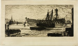 Breaking Up of the Agamemnon, nr. 1 av Francis Seymour Haden