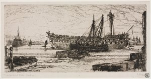 Oppløsning av Agamemnon av Francis Seymour Haden