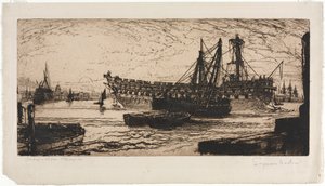 Oppløsning av Agamemnon av Francis Seymour Haden
