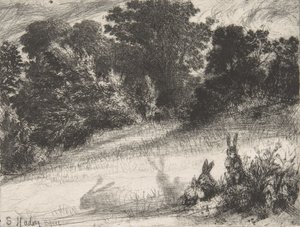 Combe Bottom, 1860., 1860. av Francis Seymour Haden