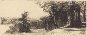Tidlig morgen - Richmond av Francis Seymour Haden