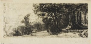Tidlig morgen, Richmond Park av Francis Seymour Haden