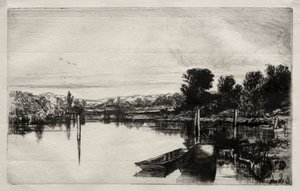 Egham, 1859. av Francis Seymour Haden