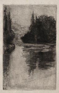 Kveld, 1864. av Francis Seymour Haden