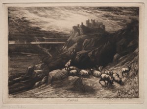 Harlech av Francis Seymour Haden