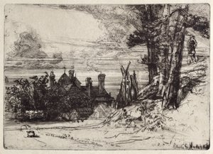 Horseleys hus på Willesley av Francis Seymour Haden