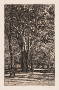 Kensington Gardens, nr. 2 (The Larger Plate) av Francis Seymour Haden