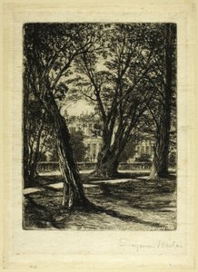 Kensington Gardens, nr. I (liten tallerken) av Francis Seymour Haden