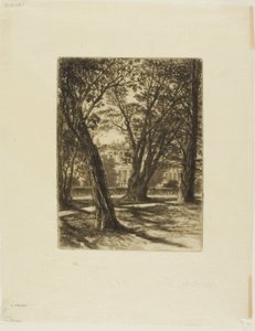 Kensington Gardens, nr. I (liten tallerken) av Francis Seymour Haden