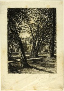 Kensington Gardens, nr. I (liten tallerken) av Francis Seymour Haden